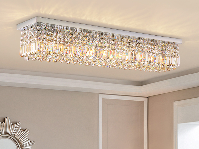 Rectangular chandelier