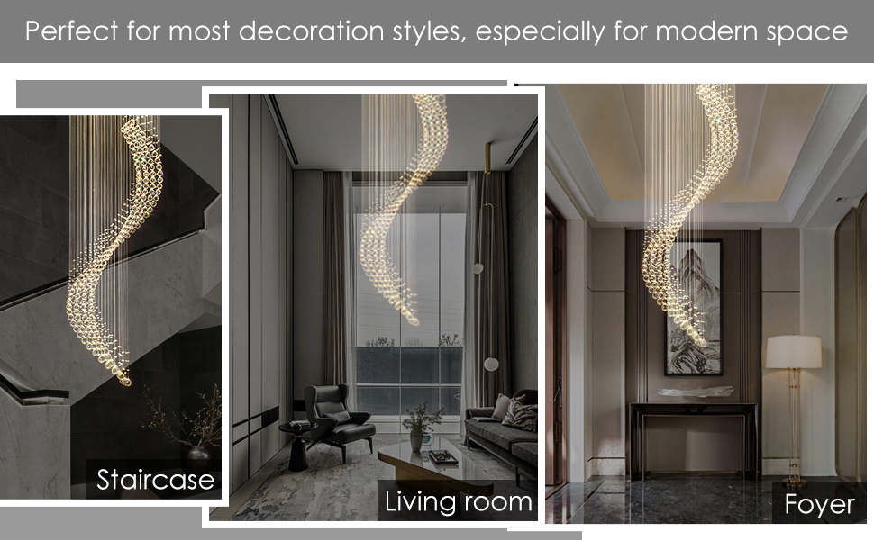 Modern Staircase Chandelier