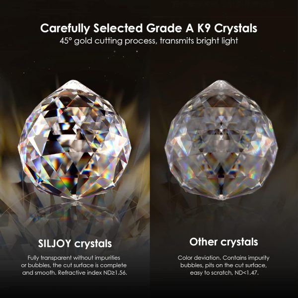 Siljoy Modern Spiral Sphere Raindrop Crystal Chandelier Lighting Large Raindrop Flush Mount Ceiling Lights for Staircase D31.5 x H71 - Image 16
