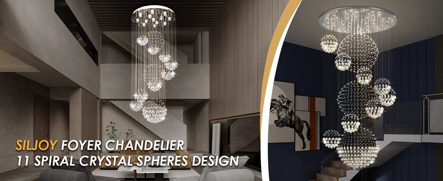 staircase chandelier