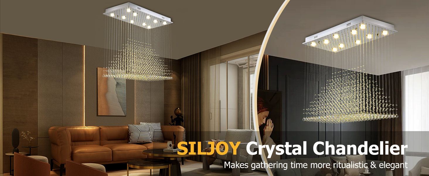 rectangle chandelier